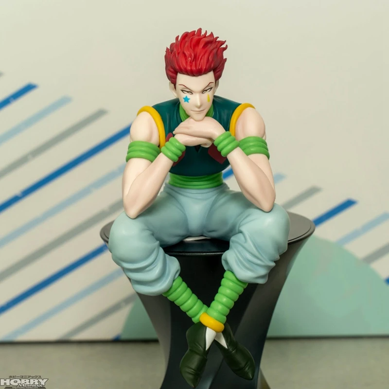 14cm Hunter×Hunter Anime Figure Phantom Troupe Hisoka Action Figure Noodle Stopper Room Decoration Noodle Stopper PVC Model Toys image 3