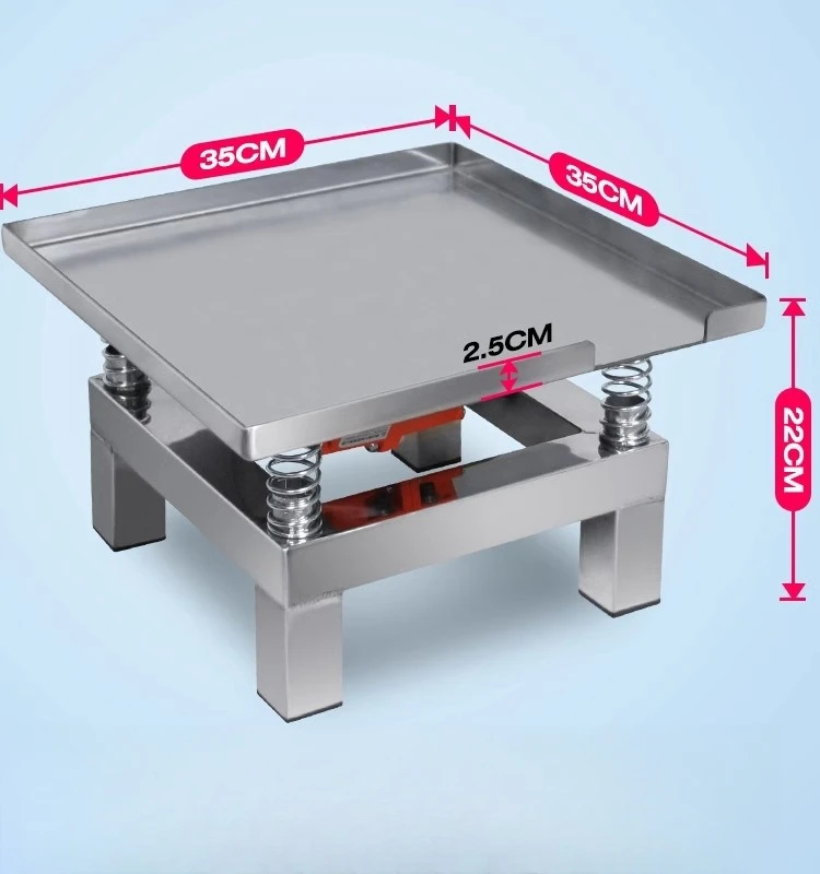 Stół wibracyjny mały eksperymentalny stół do mieszania wibracji testujący płytkę wibracyjną ze stali nierdzewnej