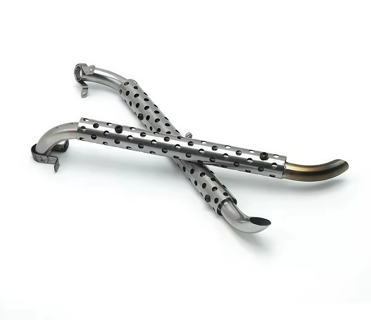 Metal Simulation Exhaust Pipe Tail‑Pipe For 1/8 1/10 RC Car KM3 Short‑Course F150 TRX‑4 YK RGT Crawler Upgrade Parts