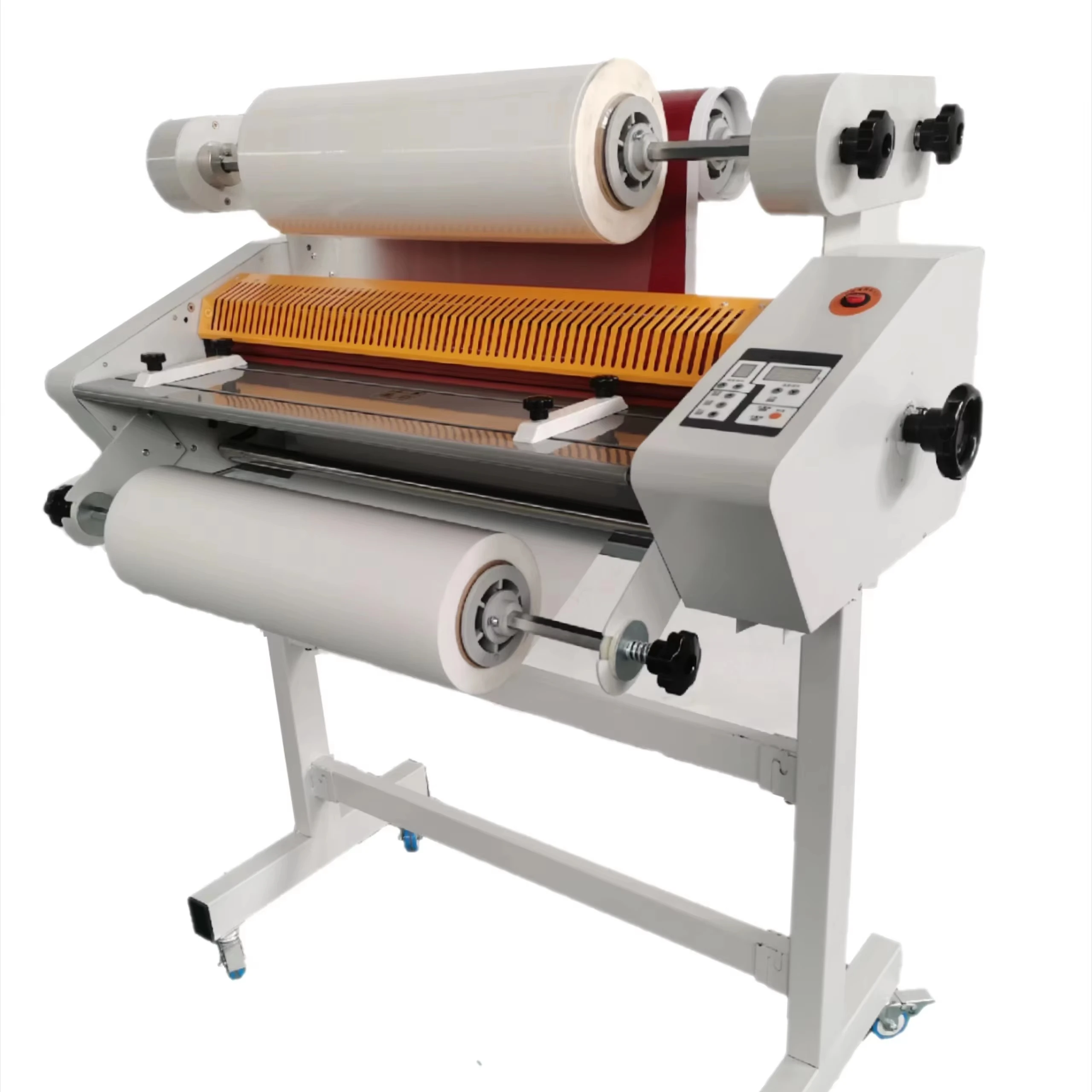 

【Brand New】Heated Roll Laminator For A3/A4/A5/A6 Paper Automatic Double-Sided Plastic Film Machine Hot/Cold Lamination Print Pro
