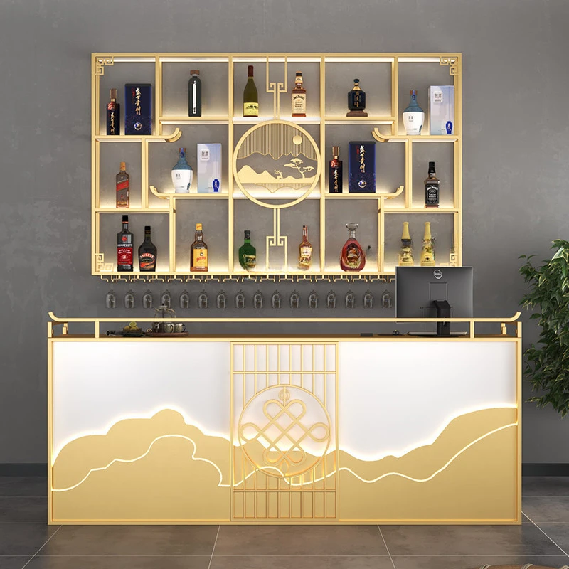 

Furniture Liquor Bottles Commercial Bar Salon Luxe Mini Showcase Adega Barzinho Kitchen Cabinet Buffet Industrial Modern Drink