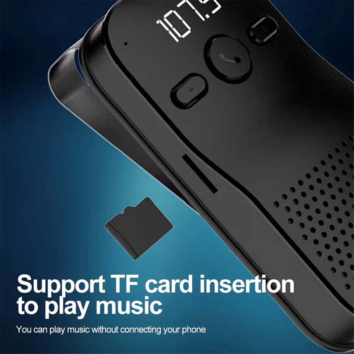 POP-lSun قناع سمّاعات بلوتوث يدوي مجموعة السيارة اللاسلكية استقبال الصوت مكبر الصوت الموسيقى