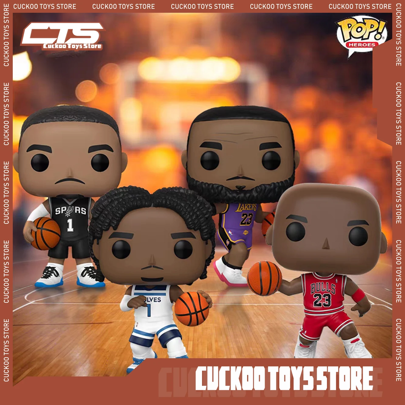 Original 10.5cm Funko NBA Action Figure Basketball Star Figures Basketball Players Figure Model Pvc Statue Collection Toys Gifts