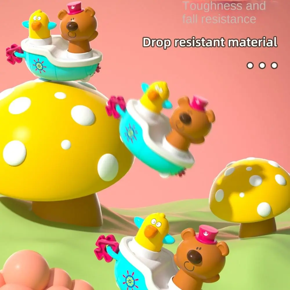 

With Suction Cups Carousel Suction Cup Toy Fixed Bear High Chair Carousel Toy Education Educational Music Game Table Newborn