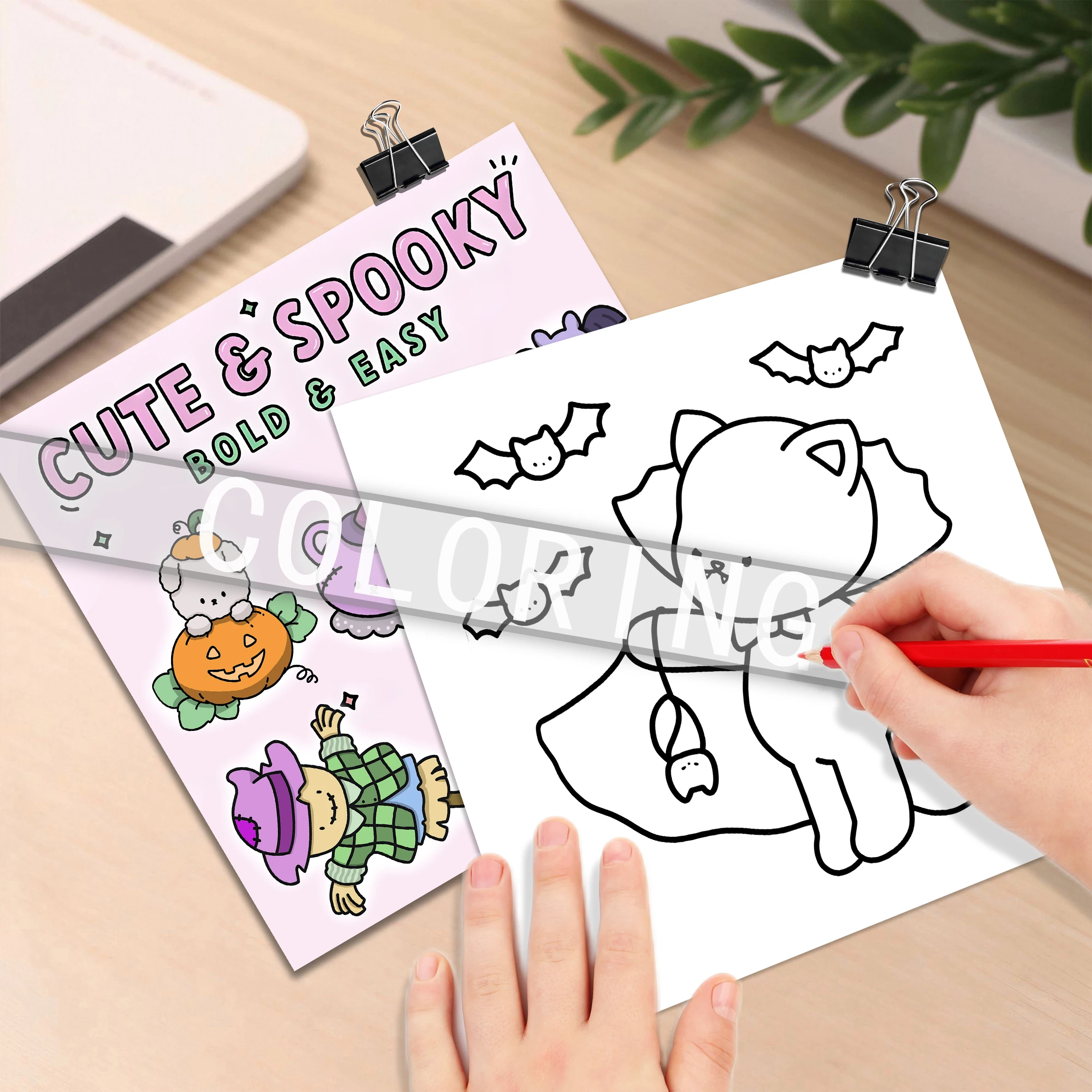 Student Drawing Simple Yet Dreamy Teenage Adult Picture Book, 24 Pages, 7.8 Inches In Size