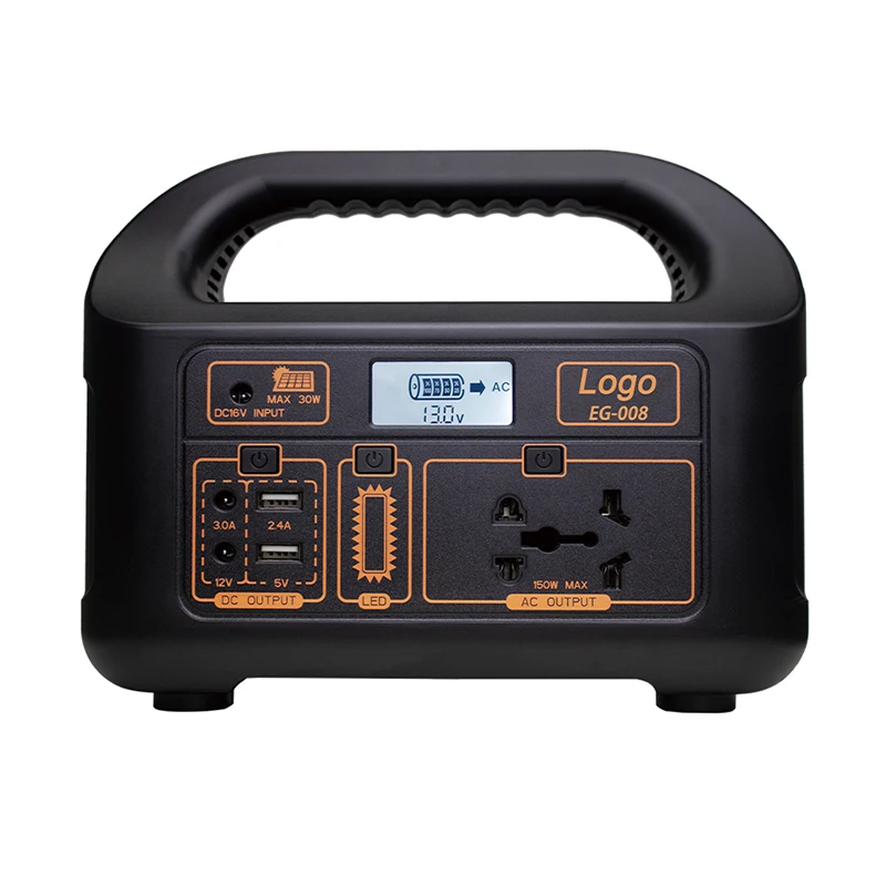 DZ 150 واط الشمسية و AC220V/110 فولت محطة الطاقة المحمولة 12WH مخرج البطارية مصباح ليد مقبس عالمي مصدر طاقة خارجي