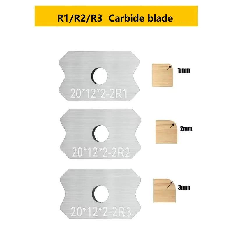 Woodworking edge trimming knife Corner Manual Planer Blade Hand Tools wood Deburring Chamfering Fillet Scraper