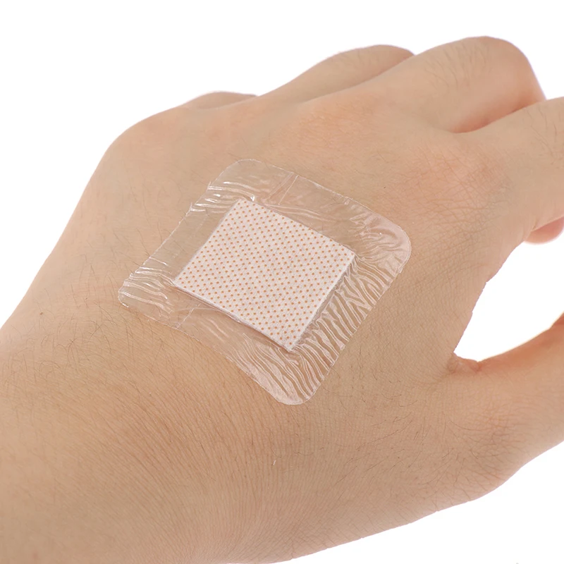 10Pcs/Set Waterproof Transparent Tape PU Film Medical Plaster Wound Dressing Fixation Tape