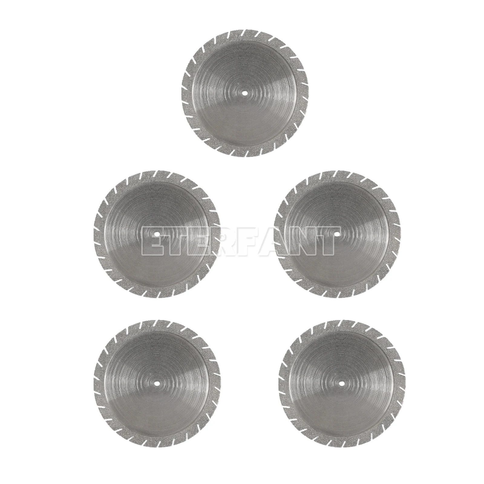 

ETERFANT 5 шт., алмазный отрезной диск для стоматологической лаборатории, двухсторонний гипсовый диск с короной, 40 мм * 0,3 мм, хорошая эластичность