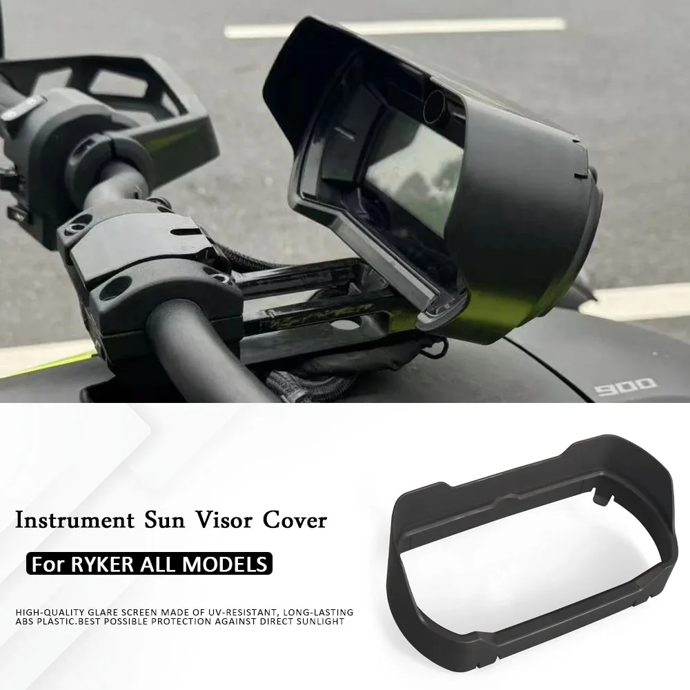 

For Can-Am Ryker 600 900 Rally Edition Sport ACE 2019-2025 UTV Accessories Sun Visor Cover Instrument Screen Sunshade Guard