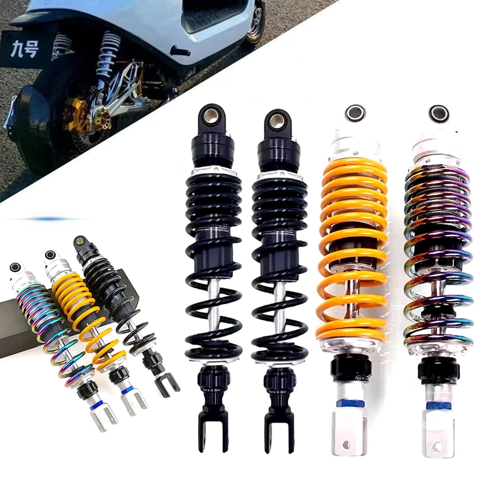 Universal 300 to 360mmMotorcycle Scooter Adjustable Air Shock Absorber Rear Suspension For Honda Yamaha Kawasaki Suzuki Quad ATV