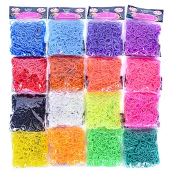 Pantone Color Western European Style Rubber Band Rainbow Knitting Machine Bracelets Loom Bands Arts & Crafts, DIY Toys