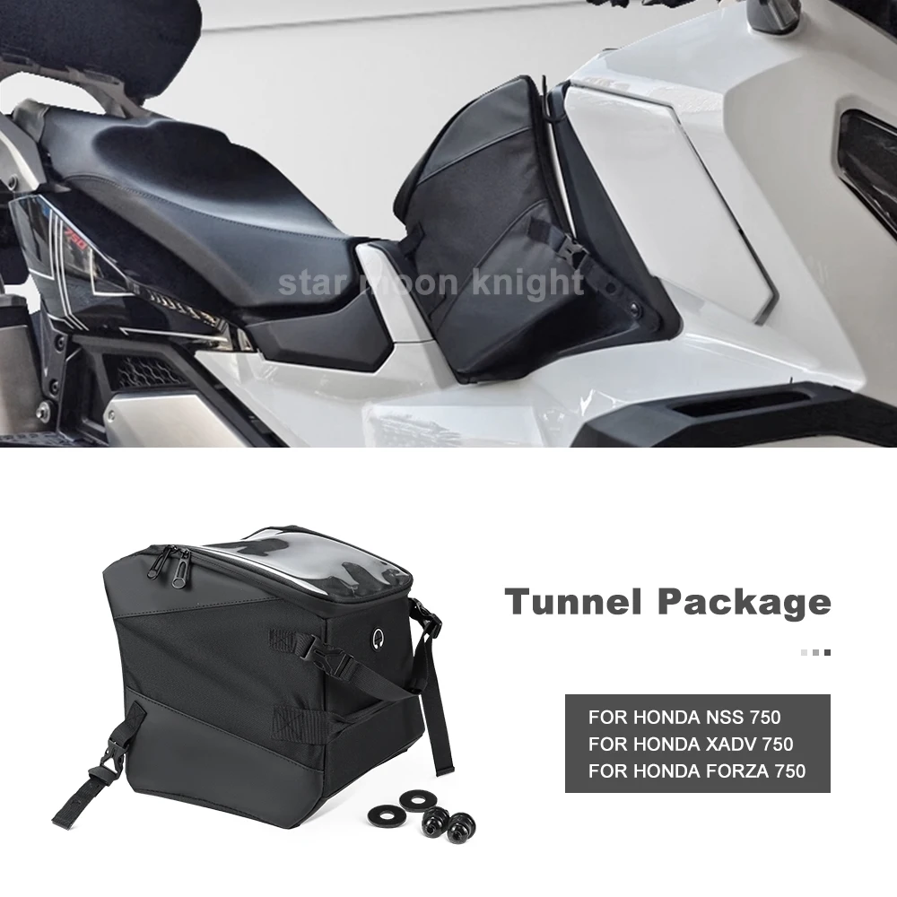 For Honda NSS FORZA XADV 750 X ADV 750 FORZA750 NSS750 Motorcycle Accessories Travel Tour Pack Scooter Tunnel Tank Bag