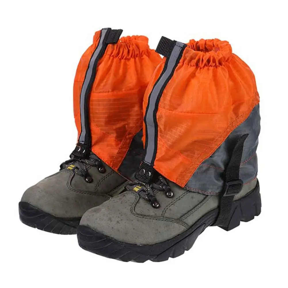 Low Trail Hiking Gaiters Ankle Protective Shoe Covers with UV Protection Lightweight and Adjustable for All Seasons