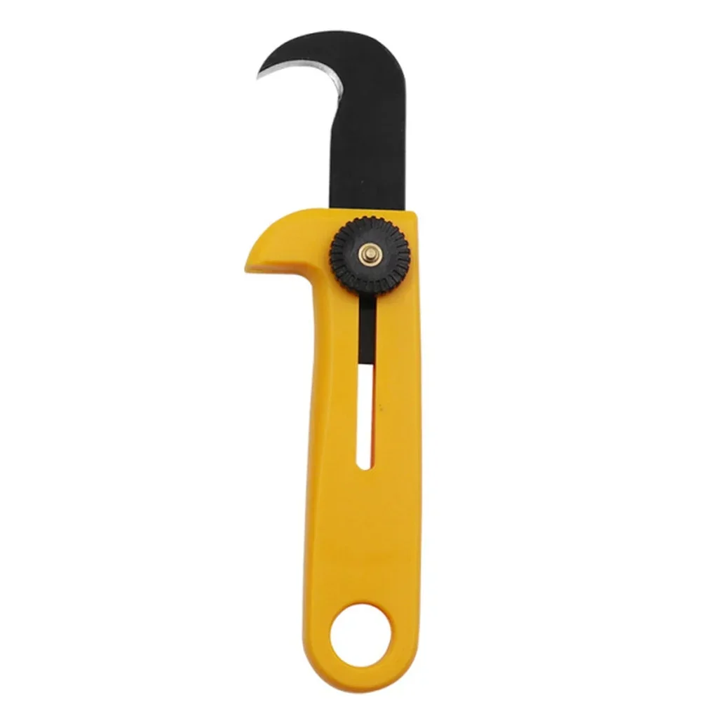 Portable Express Parcel Blade Unpacking Blade Hook Blade Parcel Push Blade Cutting Tool With Keychain Hole Hand Tools