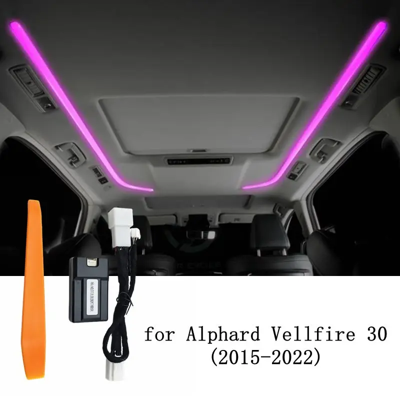 Ambience Light Roof Constant Light Module For Toyota Alphard Vellfire 30 Series 2015-2022 Automatic Color Changer Accessories