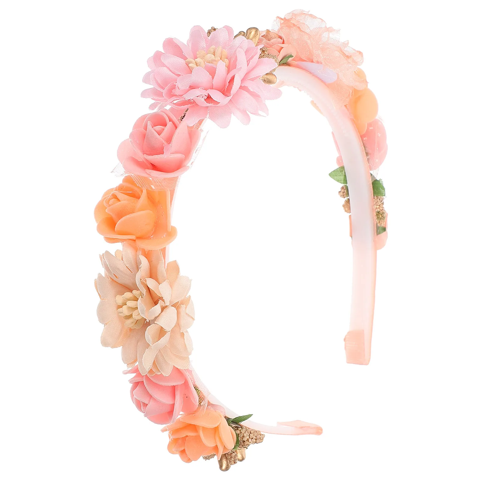 

Simulated Flower Headbands Floral Hair Accessories Wedding Bride Party Photoshoot Prom Elegant Hairband Ladies Fashion