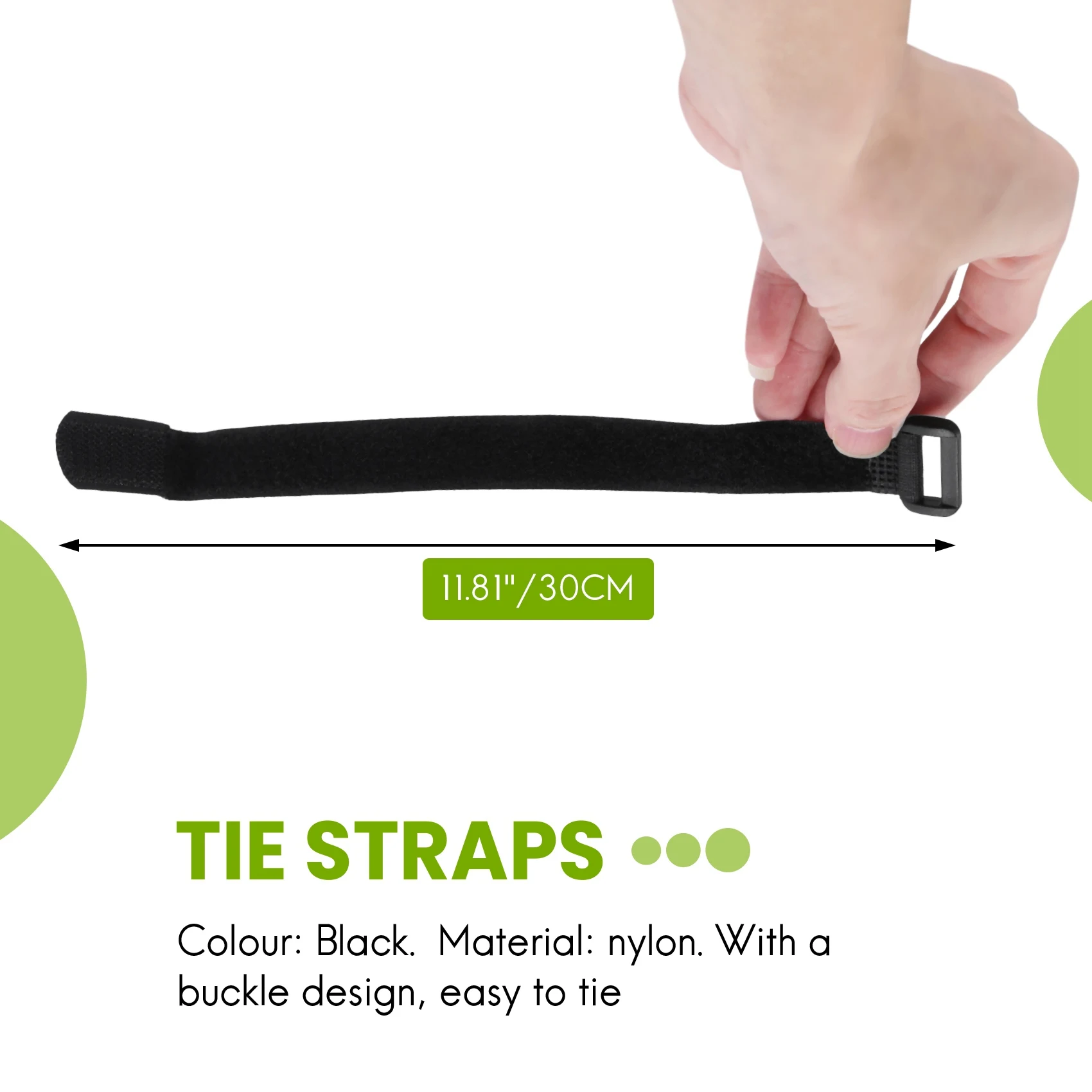 10 ชิ้น/แพ็คสายรัดจักรยานจักรยานขนส่งล้อ Rack Stabilizer สายรัดยึดเทปแถบ Webbing,30 ซม.