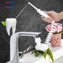 Dentale Water Flosser rubinetto irrigatore orale filo interdentale irrigatore dentale portatile dentale getto d'acqua pulizia dei denti lavatrice per la bocca