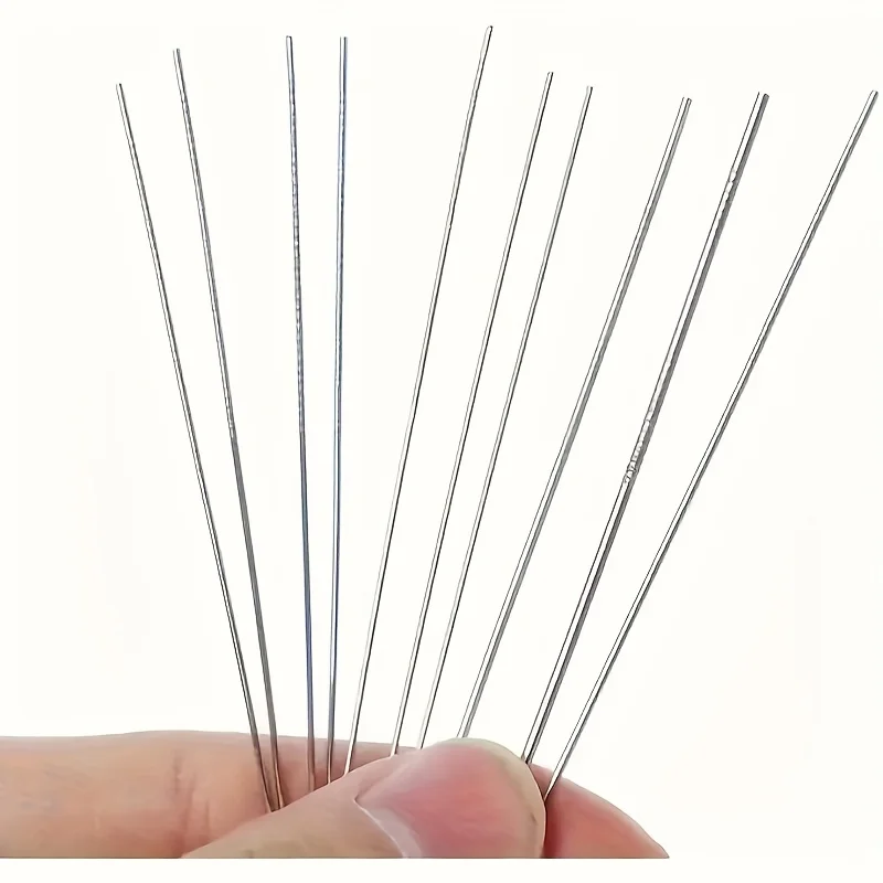 10 Stainless Steel Cleaning Needle Shower Heads of Various Sizes, Gas Stove Outlets, Wipers, Sewer Cleaning Kit Tools 4