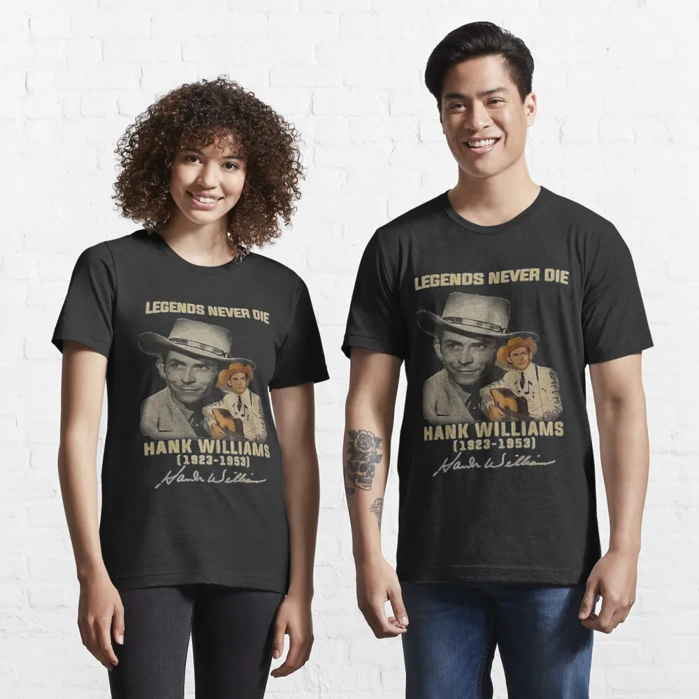 Hank Williams A Country Boy Can Survive Essential T-Shirt Anime Graphic T-shirts For Men Clothing Women Short Sleeve Tees