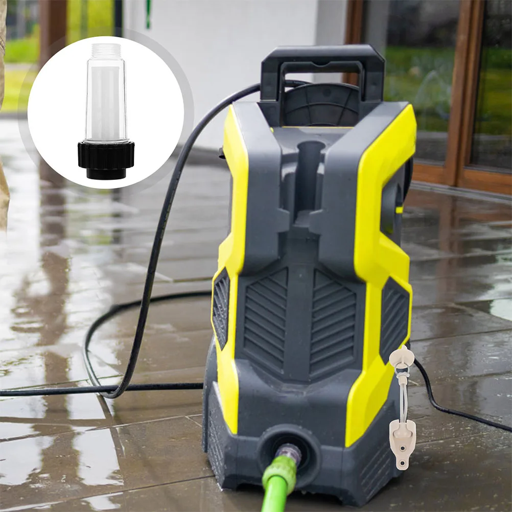 2pcs Pressure Washer Filter Inlet Water Filter For High Pressure Washer Garden Hose Rv Car Wash Sediment Removal Long Life