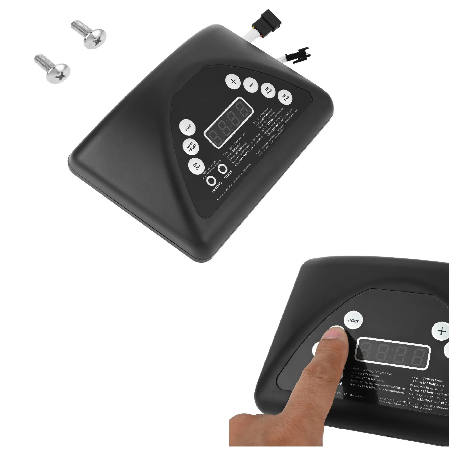 1Pc Digital Control Panel Replacement Parts 9907100001 Compatible with Masterbuilt Electric Smoker 20070311 20070411 20072614