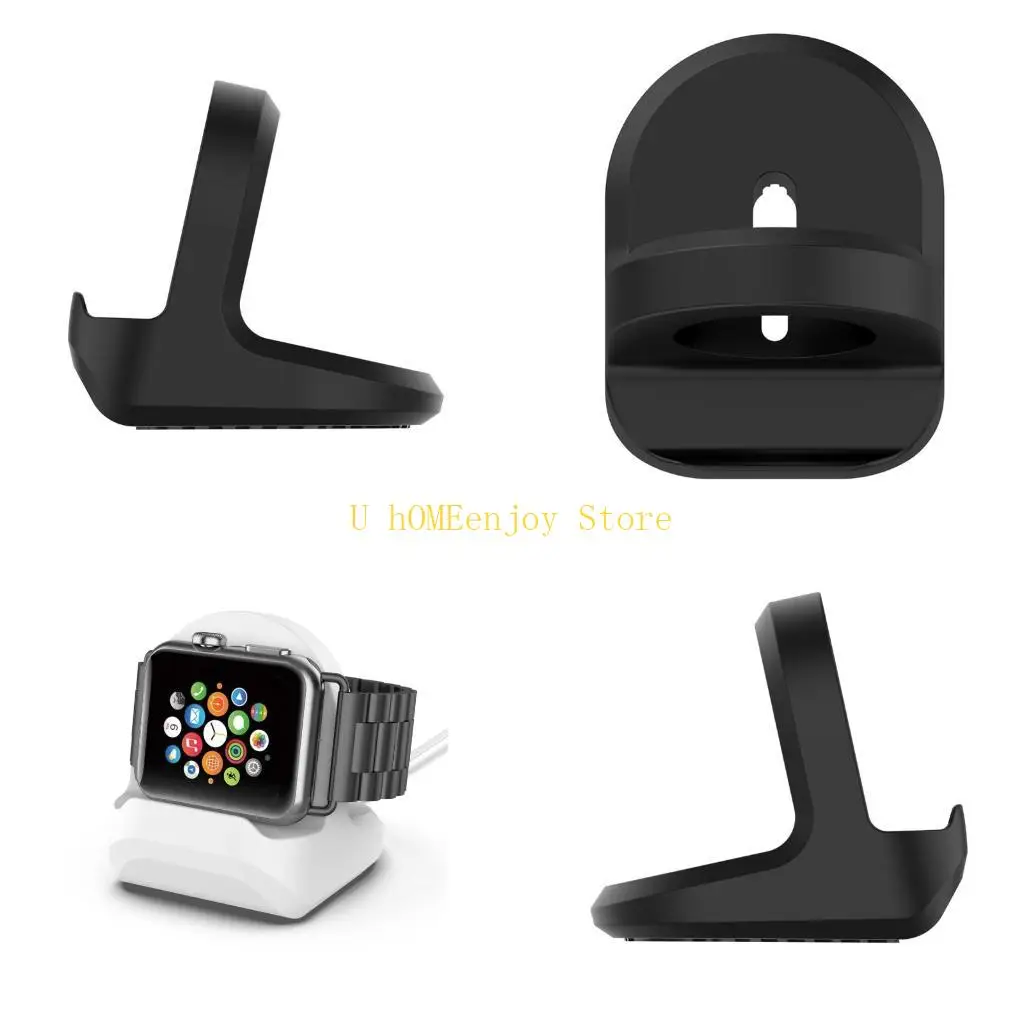 

B0KF силиконовый держатель для зарядного устройства для часов Series8 7 6 5 4 3 2 1 Smartwatch настольная зарядная аксессуары