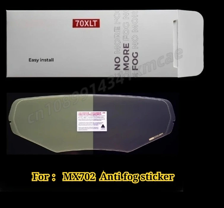 LS2 MX702 MX701 PIONEER II Helmet Anti-fog Stickers Light Black Lens Original LS2 Pioneer II Motorcycle Adventure Helmet Visor