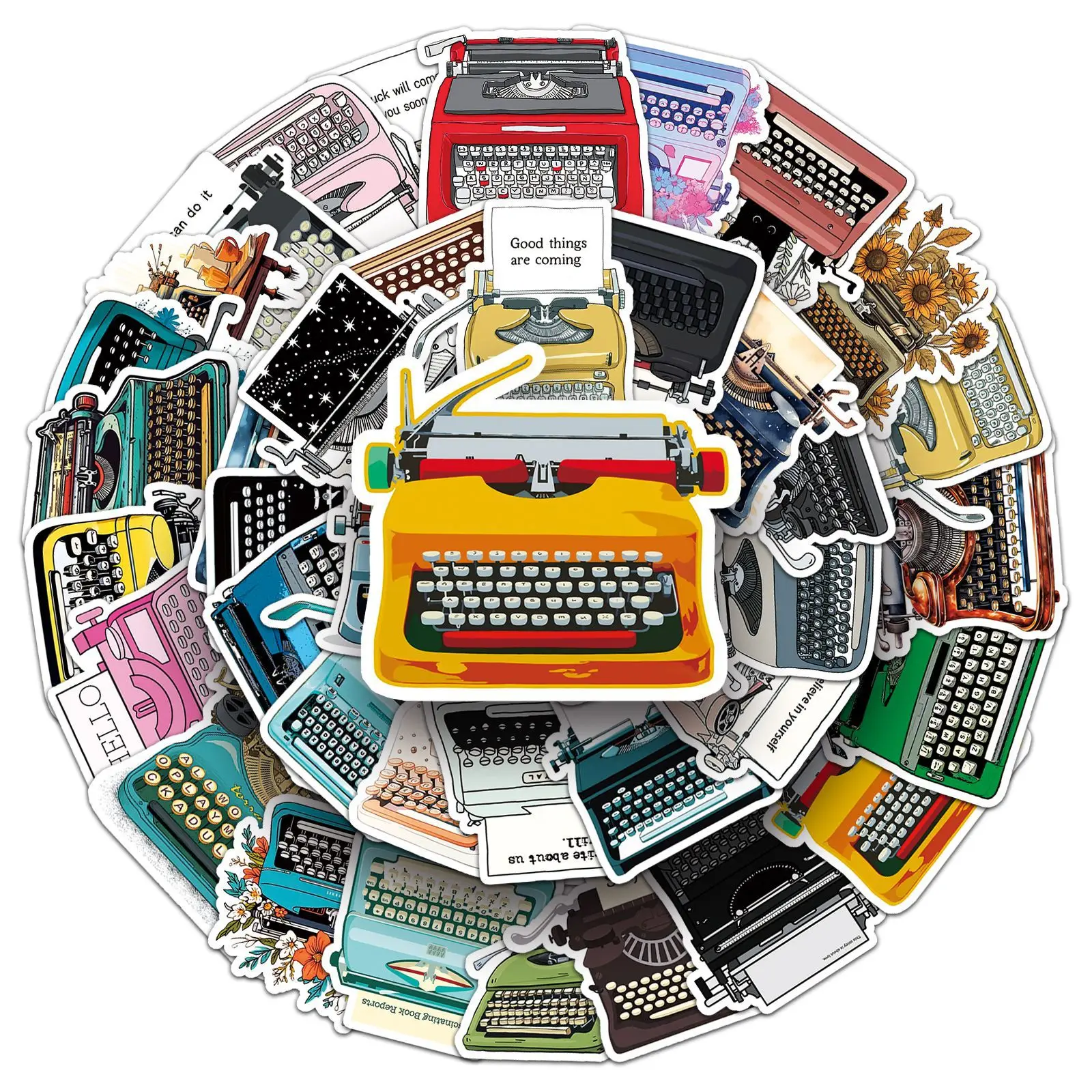 50PCS Retro Vintage…