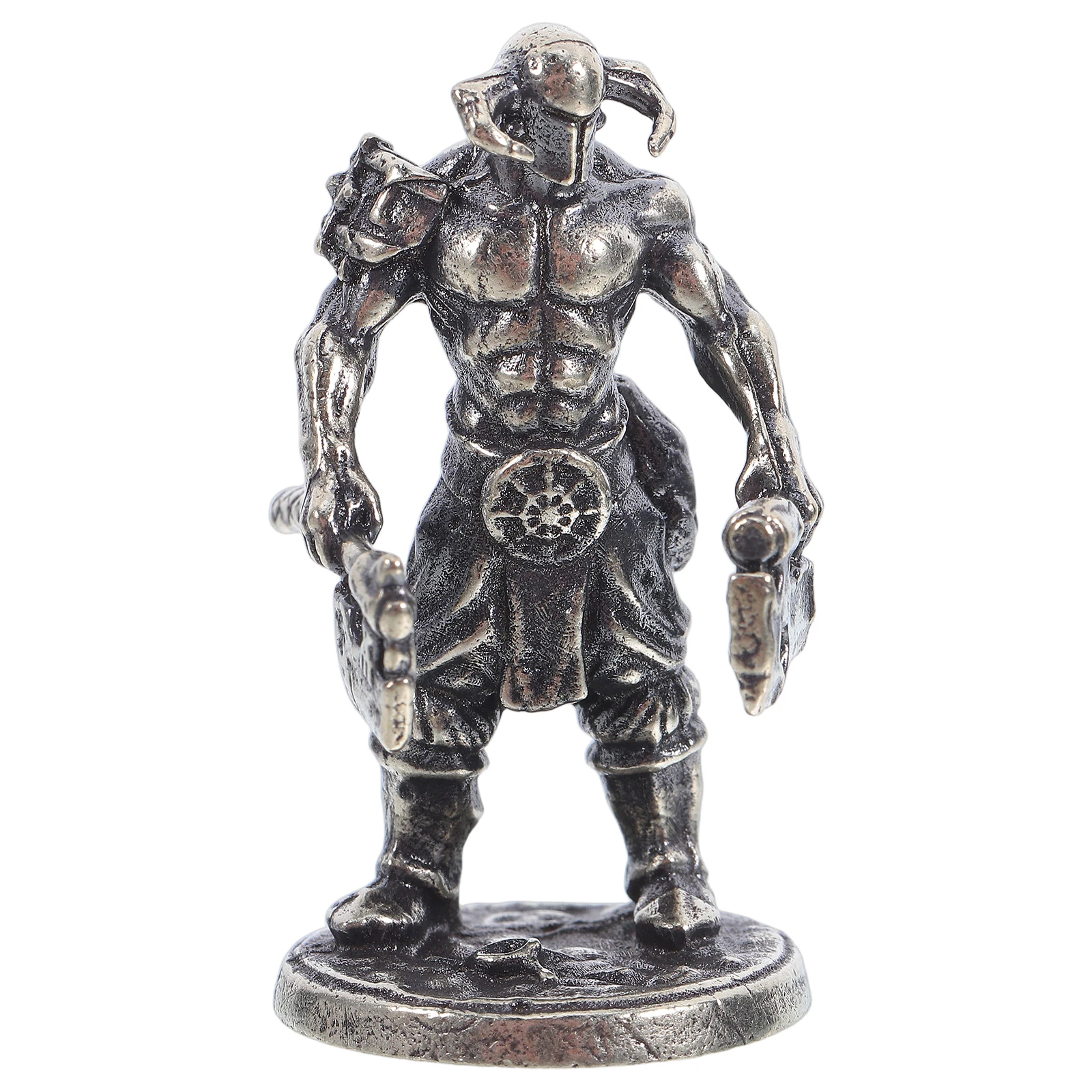 

Samurai Statue Figurine Japanese Decor Action Model Cupronickel Miniature Ancient Home nament Figure