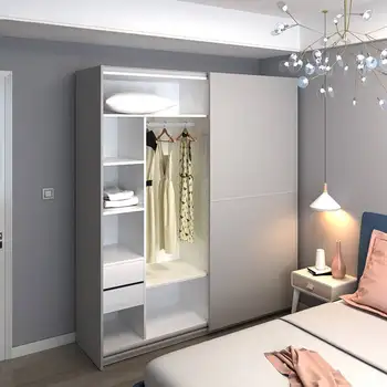 우아한 대형 럭셔리 수납 침실 옷장, 가정용 나무 Armadio Guardaroba 가구, 북유럽 옷장, 신제품 