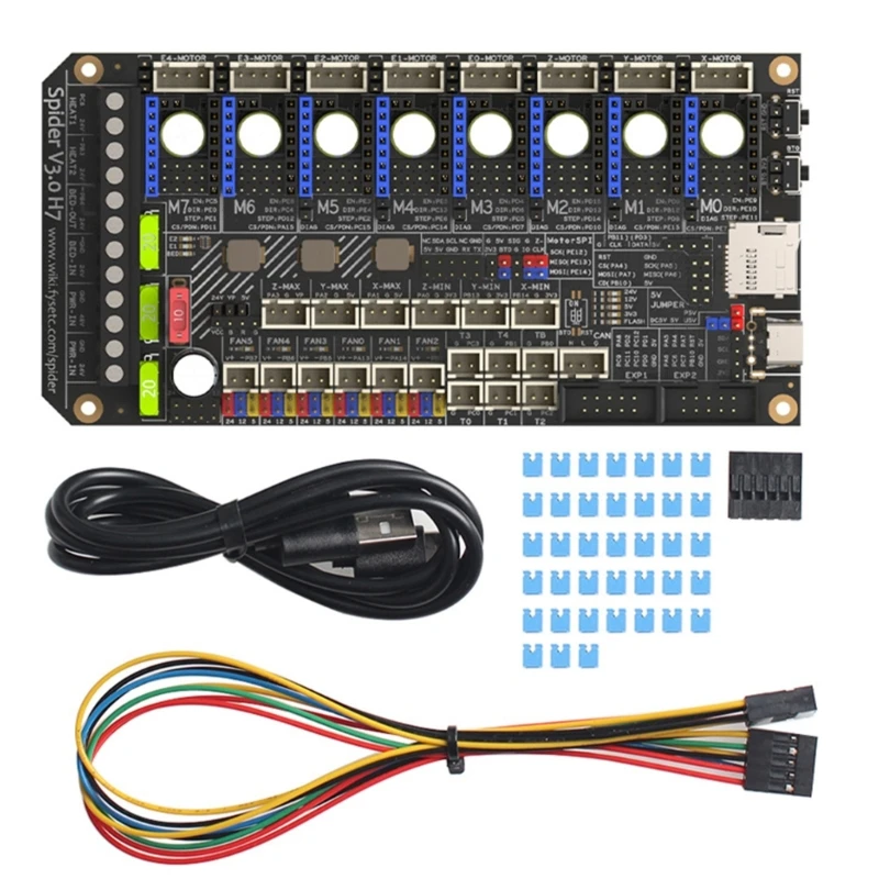 3D Printer Mainboard Featuring 120uF/63V Capacitors 24V/48V