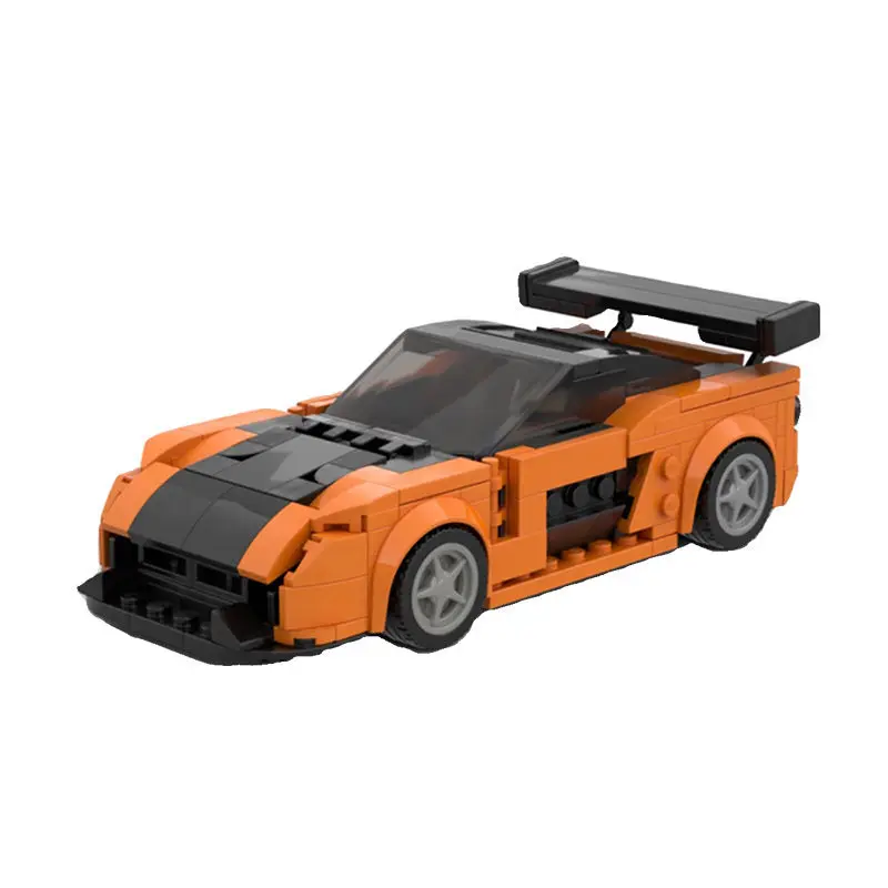 MOC Han's Mazdaed RX7 Speed Champions Sports Cars Building Blocks Bricks Set Kids Toys Gifts For Boys & Girls