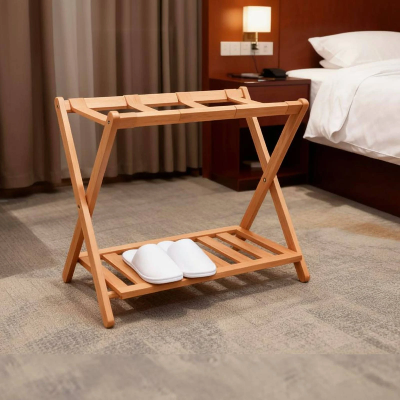 support-a-bagages-en-bambou-pliable-avec-etagere-support-de-valise-facile-a-transporter-support-de-valise-en-bambou-robuste