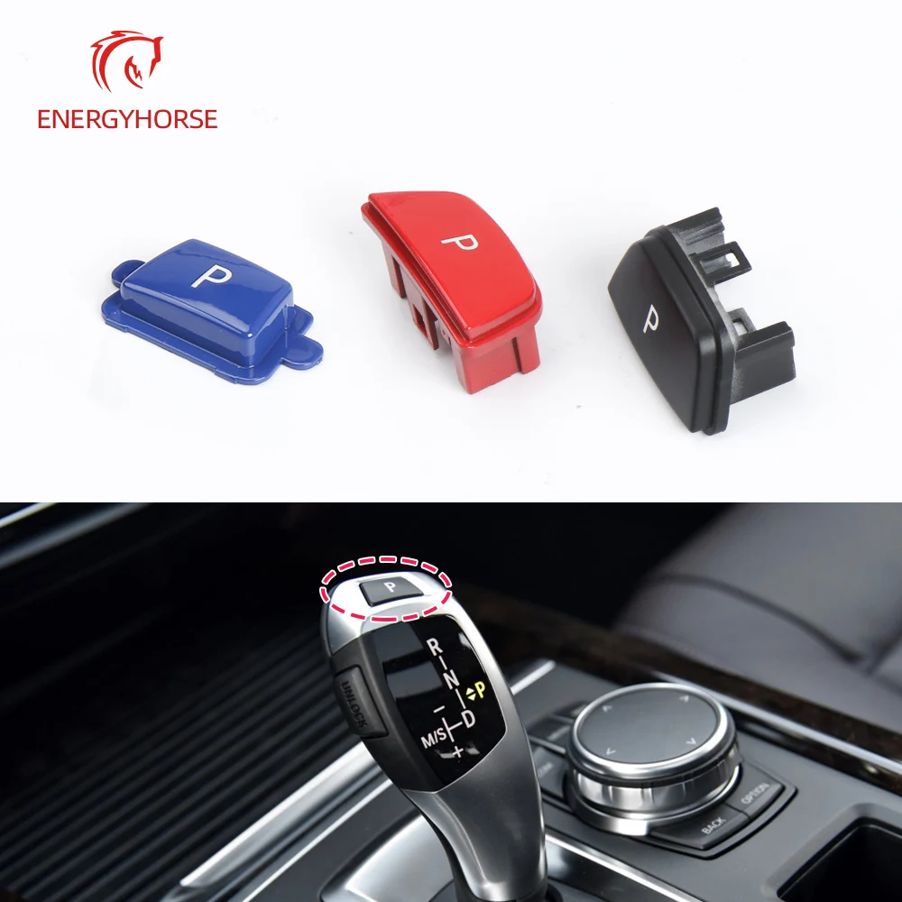 For F15 F16 Car Gear Lever Auto Parking Button Cap Letter P Button For BMW X5 X6 2014-2019