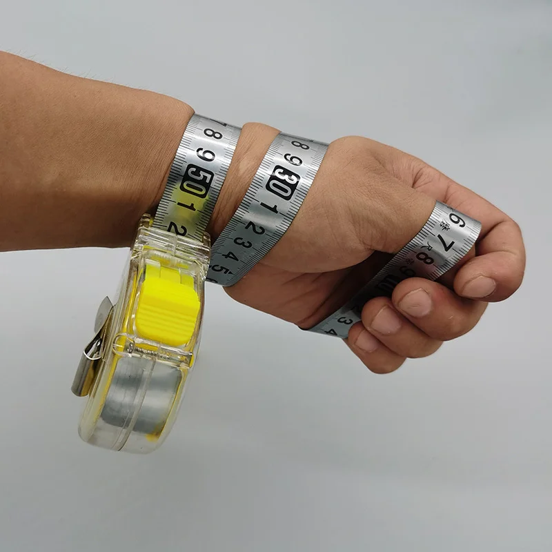 

Tape Measure Stainless Steel Transparent Retractable Metric Ruler Anti-drop Wear-resistant Pull Ruler for DIY Home Tools