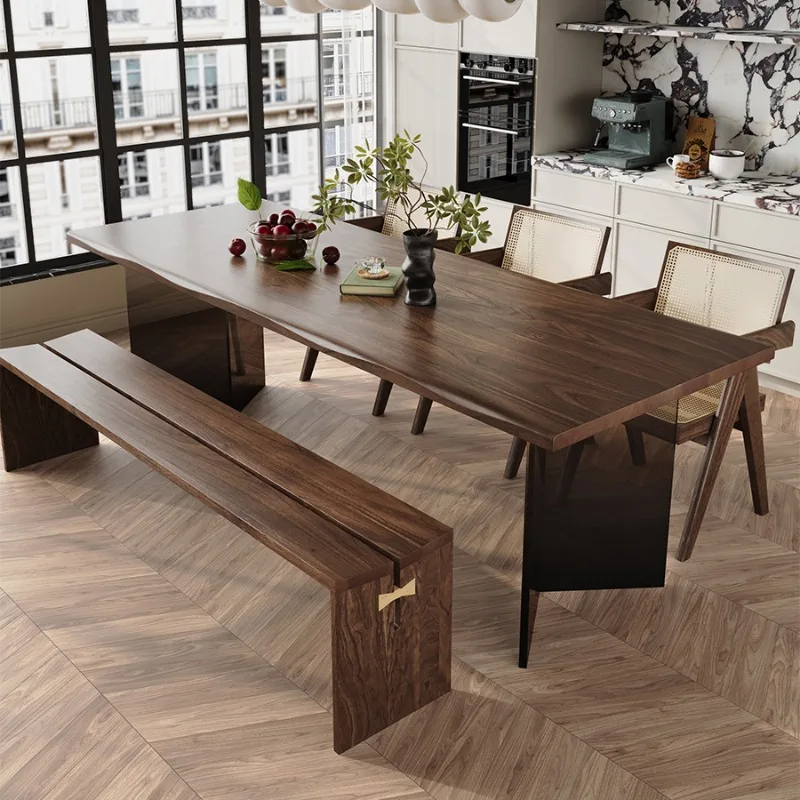 70.8 Inches Wooden Dining Table Nordic Coffee Luxury Kitchen Dining Table Modern Rectangle Muebles De Cocina Home Furniture