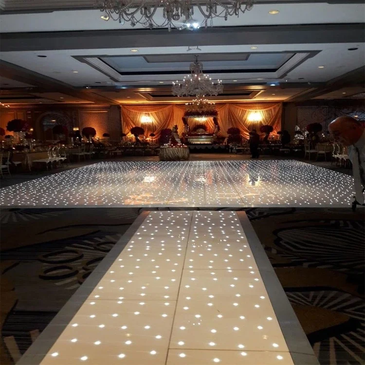 

High Quality Romantic Twinkle Lights LED Starlit Dance Floor for Wedding Disco Party