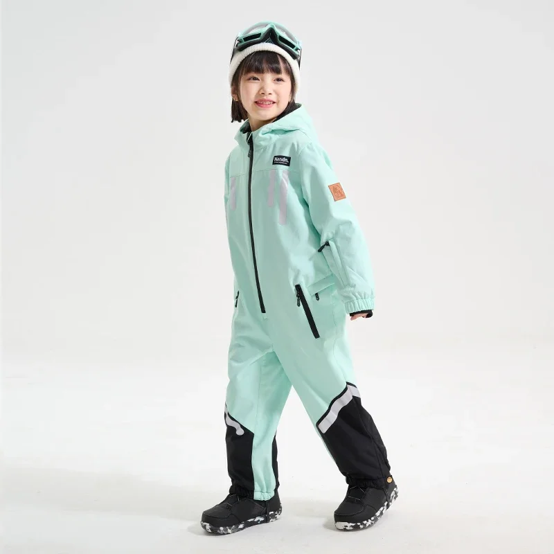 NANDN Children's Ski Wear Boys New Professional Girls Ski Equipment Set Full Set of Snow Wear