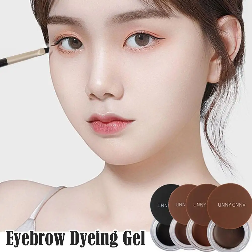 2 In 1 Eyebrow Pomade Brow Gel Wax Waterproof Long Lasting Creamy Texture Eyeliner Eye Brow Tint Enhancers Cosmetics Makeup