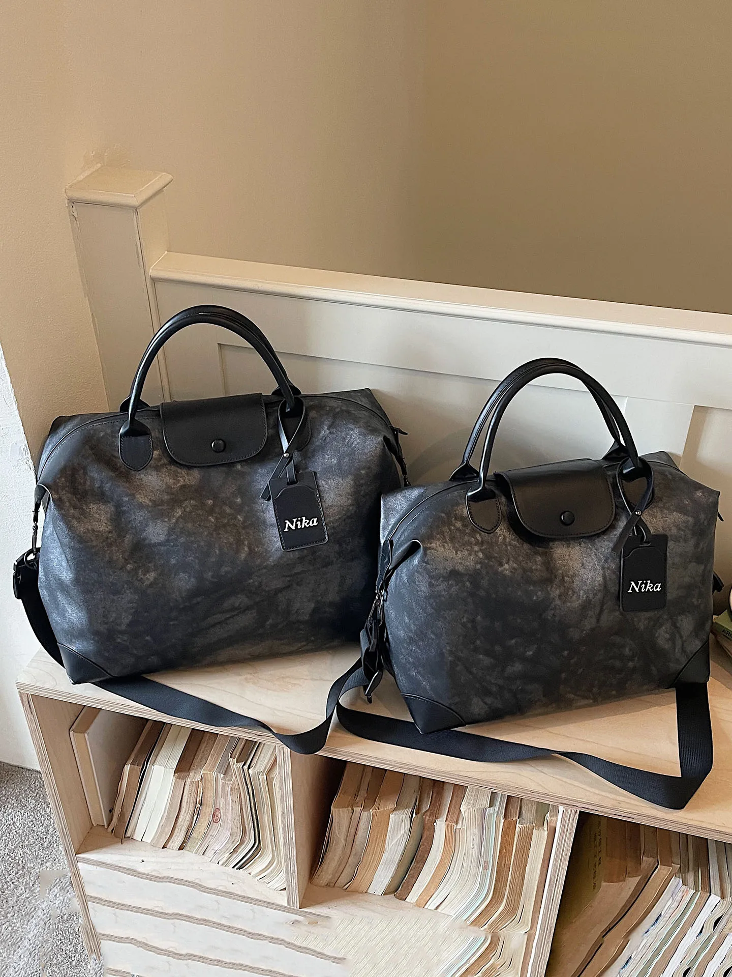 lightweight-foldable-travel-bag-crossbody-single-shoulder-bag-for-men-and-women-casual-fashion-pu-leather-handbag