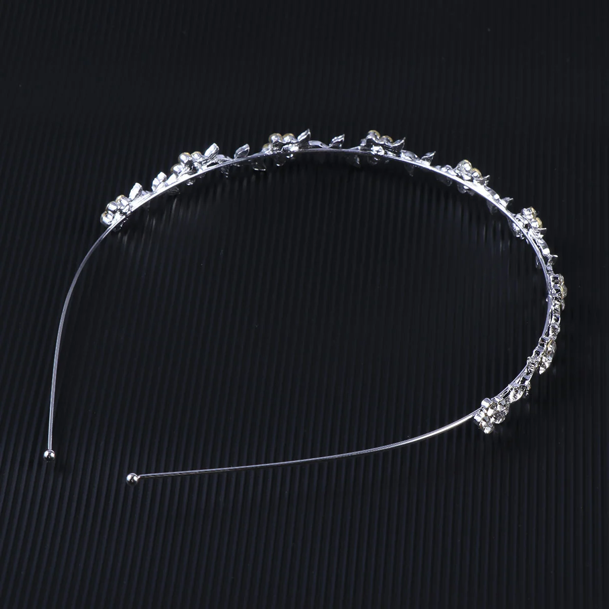 

Engagement Headband Tiara Wedding Accessories Special Occasion Flower Hair Rhinestone Accessory