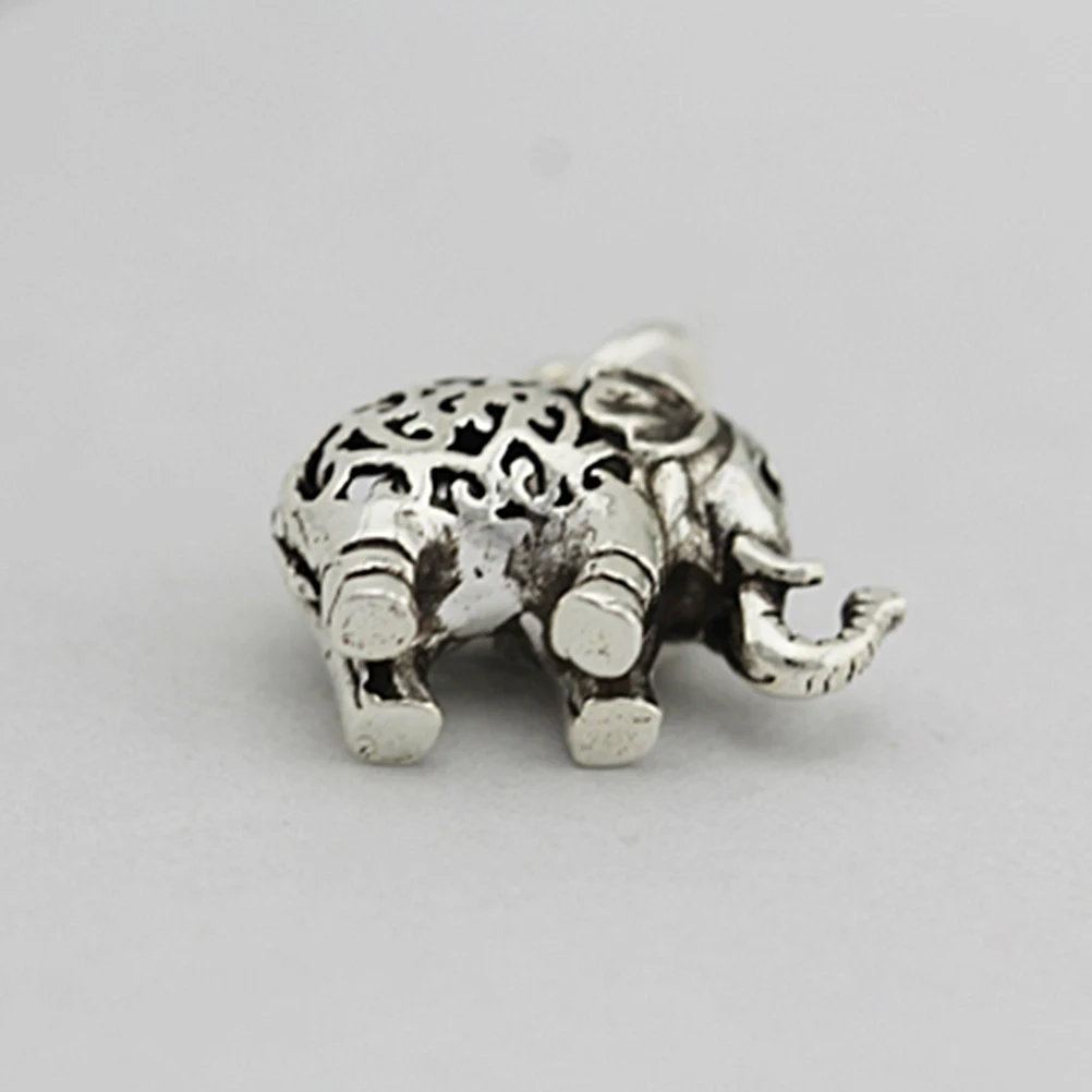 

Elephant Pendant Jewelry Making Charm Pendant Silver Necklace DIY Bracelet Earrings Accessories Thai Style Pendants