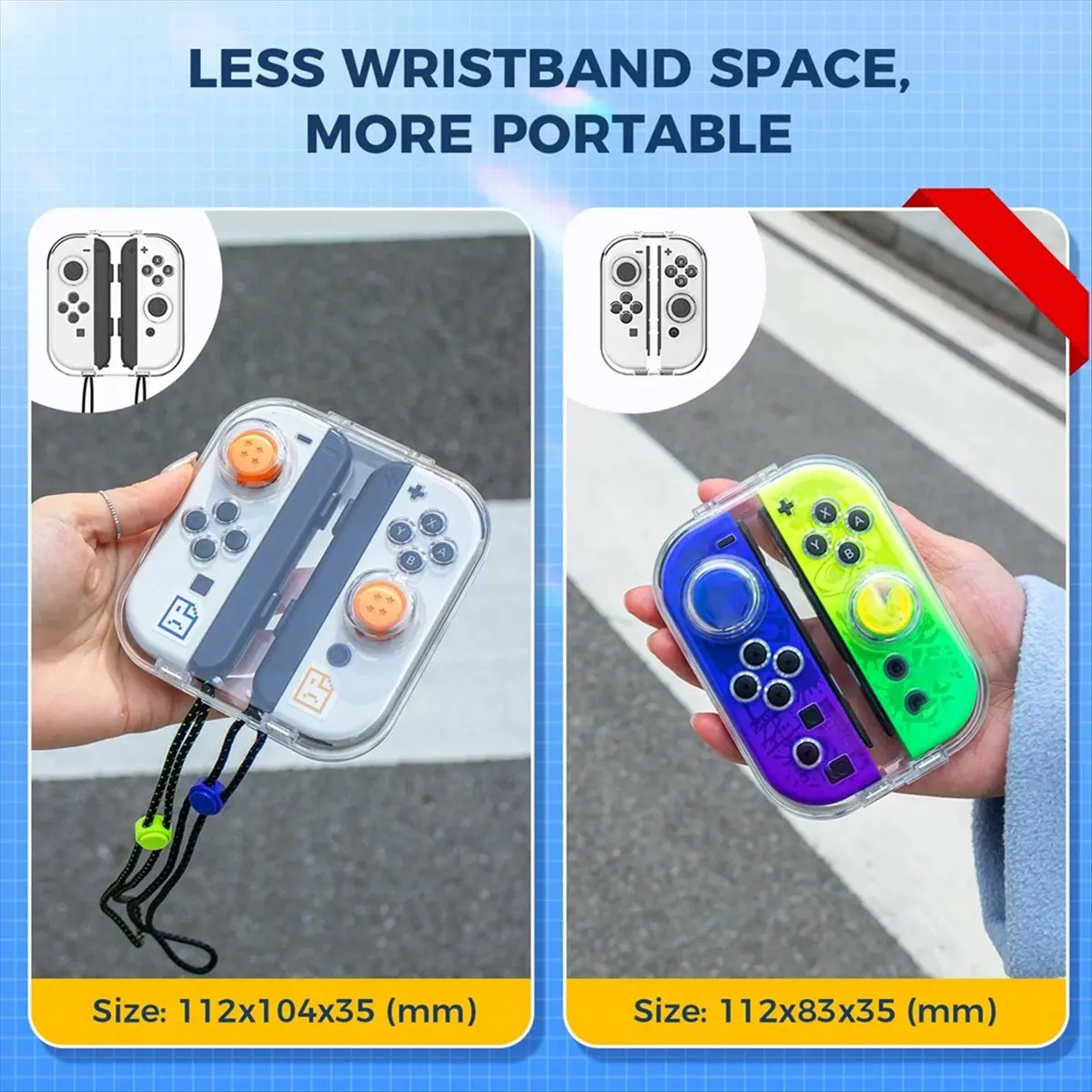 [N84R] NEW Mini Version PC Transparent Storage Box for No-Wristband Version Storage Box