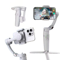 Handheld Gimbal Selfie Stick Holder Shake Video Vlog Tiktok Record 3-Axis Stabilizer For iPhone Android Cellphone Record M1-1