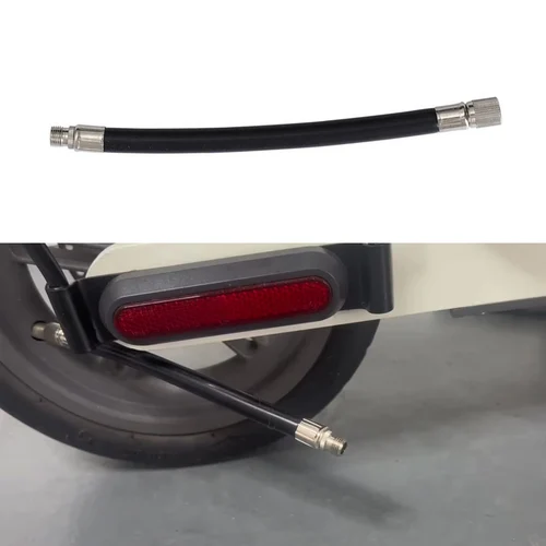 Imagen 2 del producto Adaptador de válvula, bomba de aire, manguera de boquilla extendida para patinete eléctrico Xiaomi M365, válvula de cobre, boquilla de aire inflable para Xiaomi MI 3