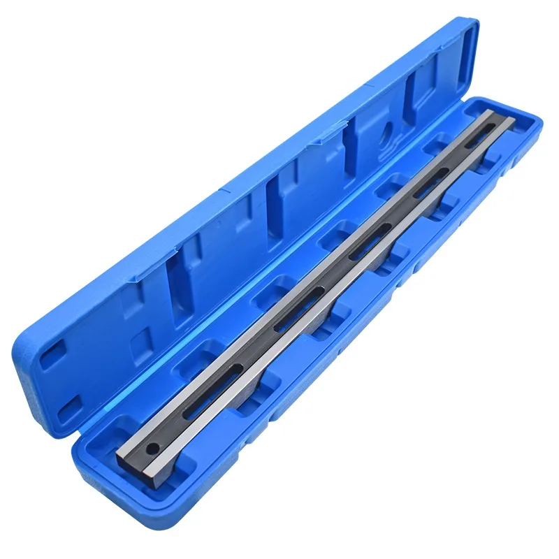 Automobile engine cylinder head plane ruler ruler edge flatness measurement blue dot middle cylinder grinding