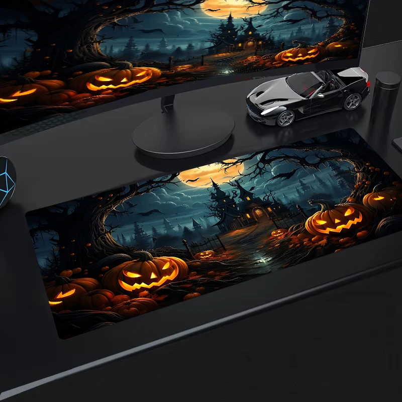 Horror mouse pad XXL endless player computer desk mat office accessories game professional game anti-slip computer game desk mat