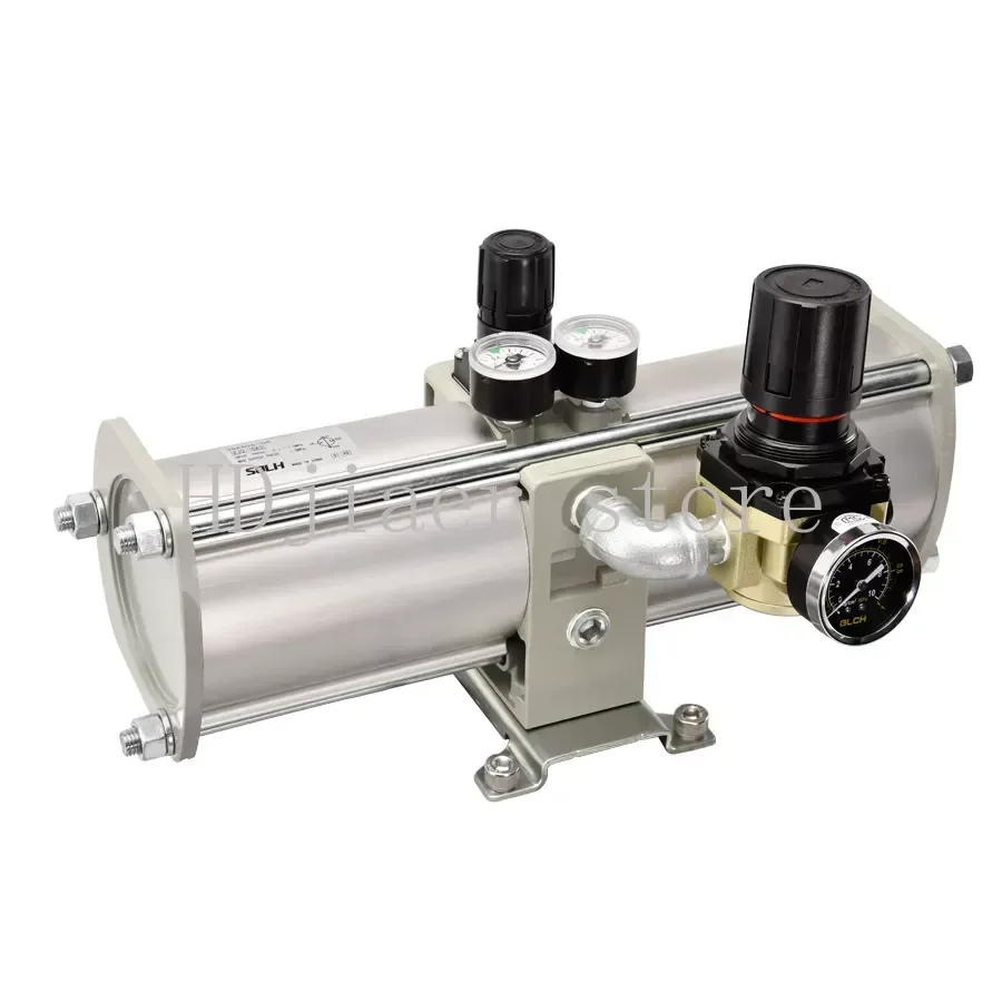 

Full Pneumatic Booster Pump (Low Noise) – Fitted with 10L Oil Tank & Pressure Booster Regulator, Air Pressure Tool